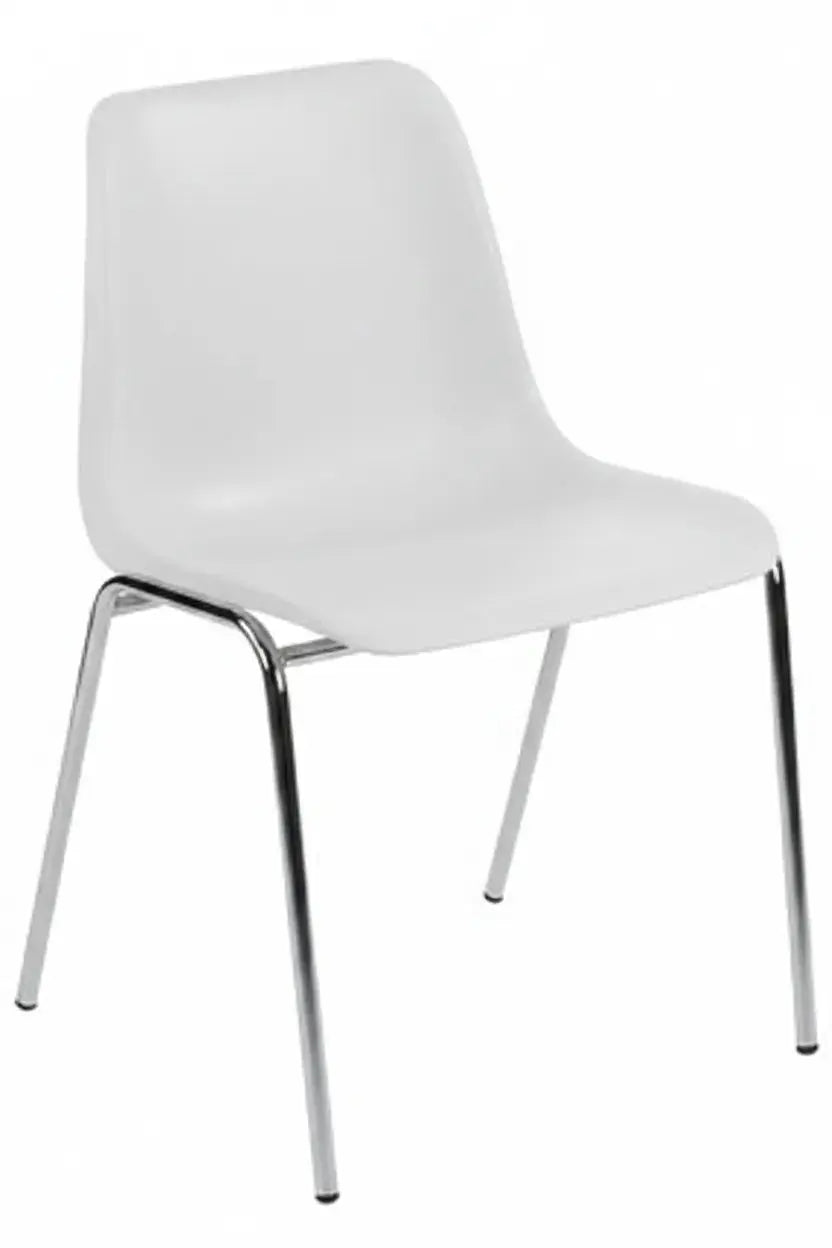 Chaises coque plastique pour visiteur Caray