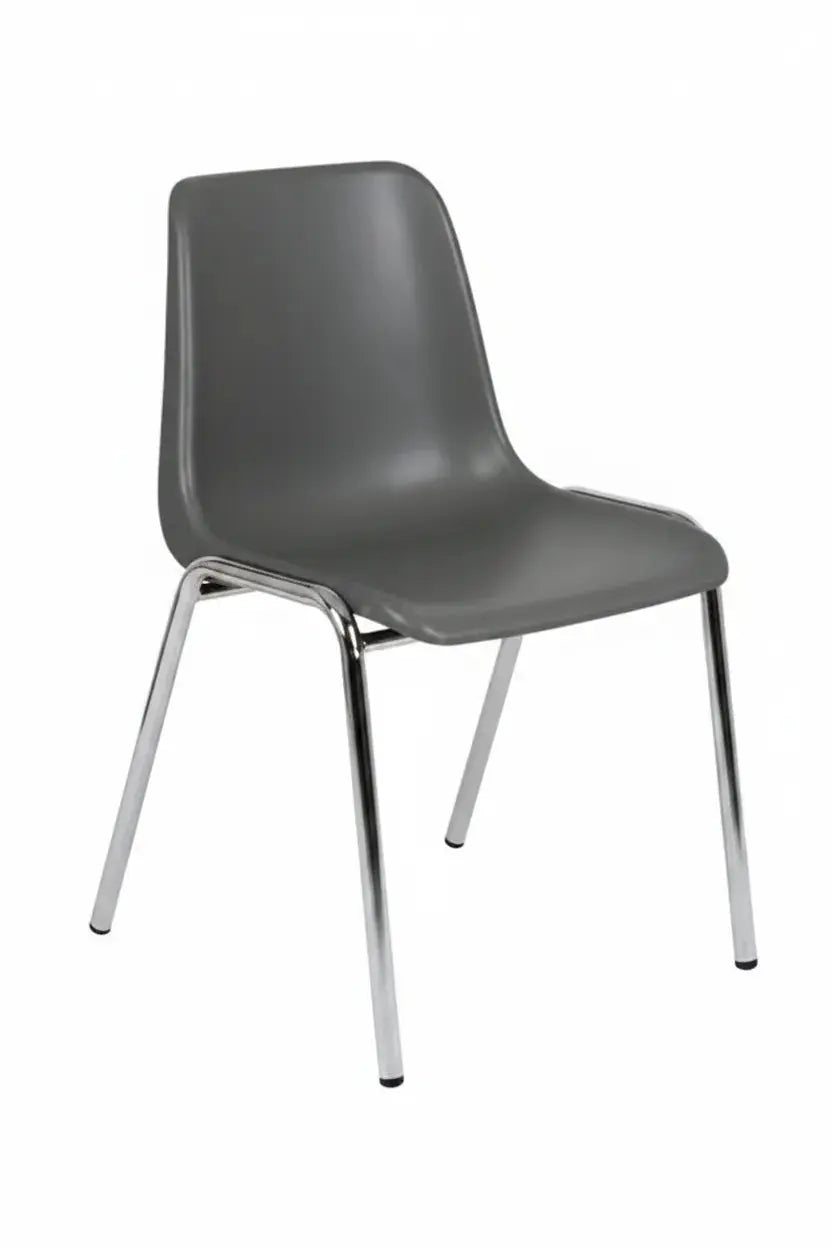 Chaises coque plastique pour visiteur Caray