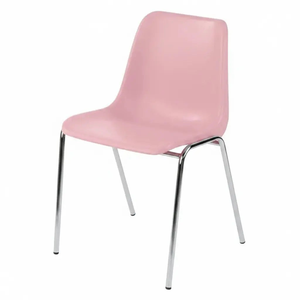 Chaises coque plastique pour visiteur Caray