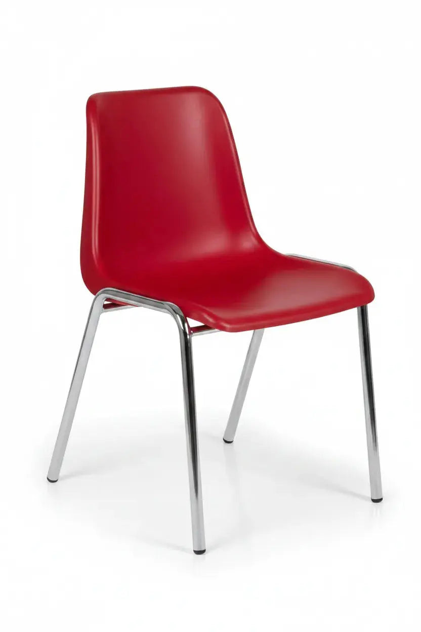 Chaises coque plastique pour visiteur Caray