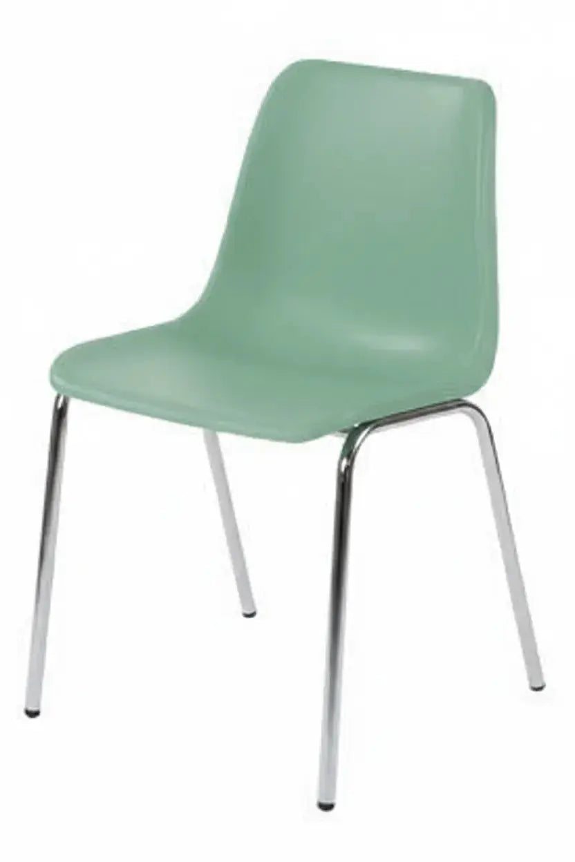 Chaises coque plastique pour visiteur Caray