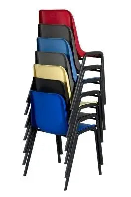 Chaises coque plastique pour visiteur Caray