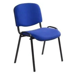 Chaise d'accueil visiteur en tissu Caray