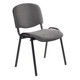 Chaise d'accueil visiteur en tissu Caray