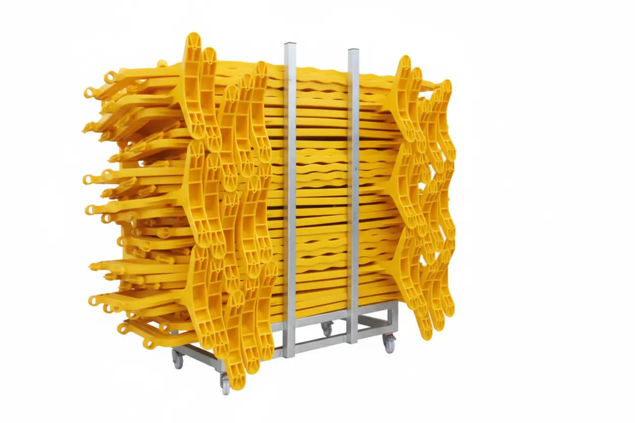 Chariot de transport pour barrières plastique MOVIT® et XTENDIT france collectivités