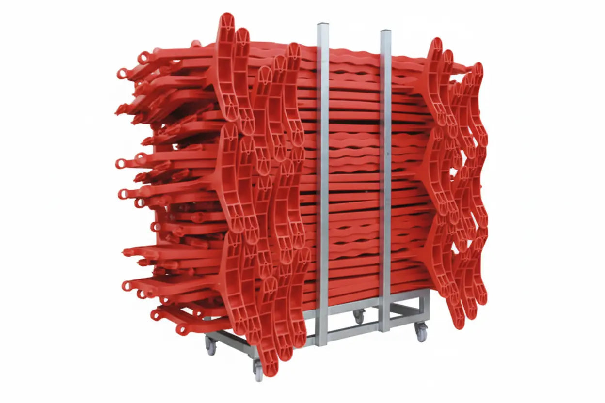 Chariot de transport pour barrières plastique MOVIT® et XTENDIT france collectivités