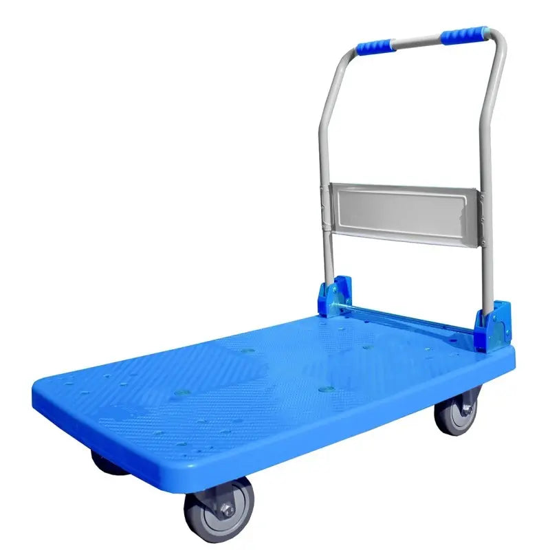 Chariot de manutention pliable bleu france collectivités