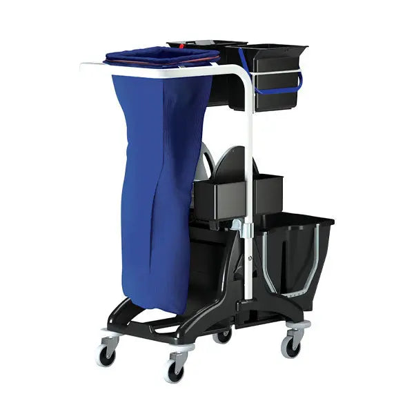 Chariot de ménage multifonctionnel presscompact france collectivités