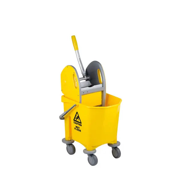 Chariot de nettoyage à 1 seau 25 litres avec presse france collectivités