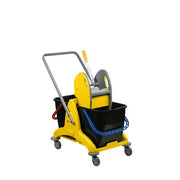 Chariot de nettoyage  à 2 seaux 25 litres avec presse france collectivités