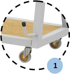 Ratelier mobile pour 4 paires poteaux volley ball france collectivités