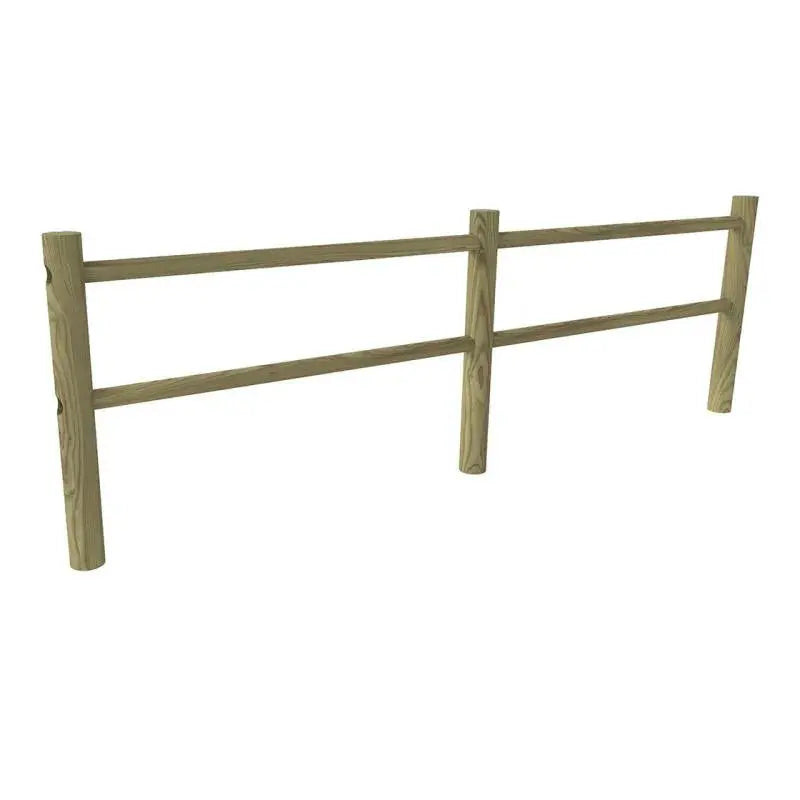 Clôture rondin en bois – Barrière extérieure Procity