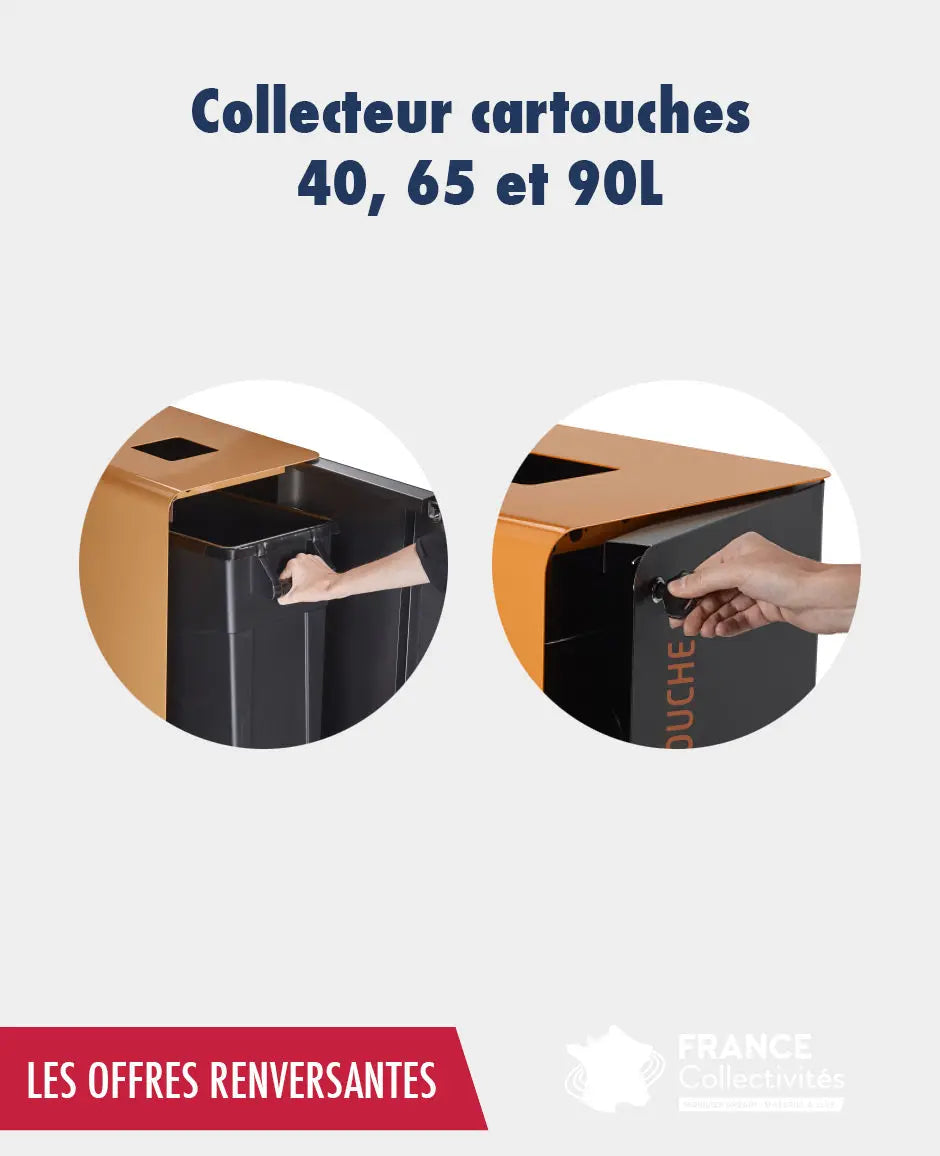 Promo collecteur de cartouches Cubatri 40 - 65 -90 L Rossignol
