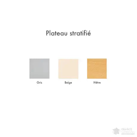 Table universelle rectangle stratifiée - France Collectivités