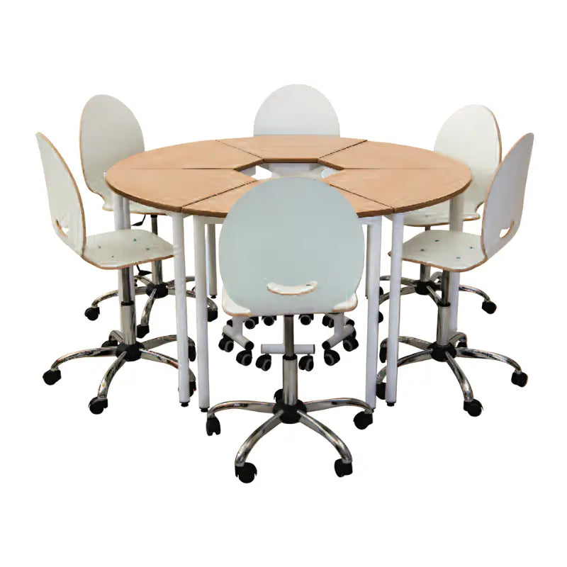 Table Flexi à roulettes pour classe mobile france collectivités