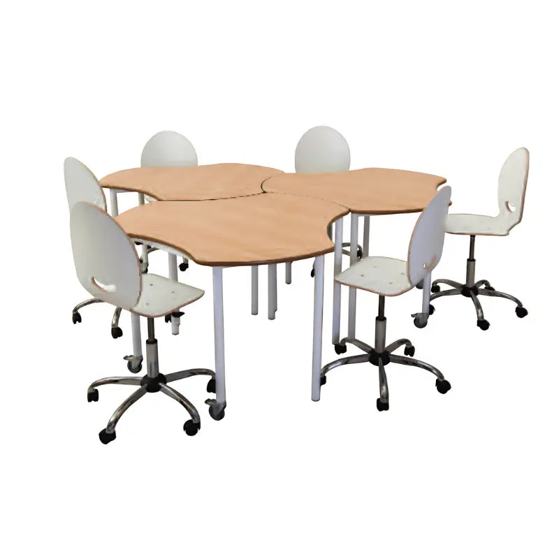 Table Flexi à roulettes pour classe mobile france collectivités