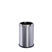 Corbeille à papier Bobbino en inox brillant 8 L avec seau amovible, Medial International – France Collectivités