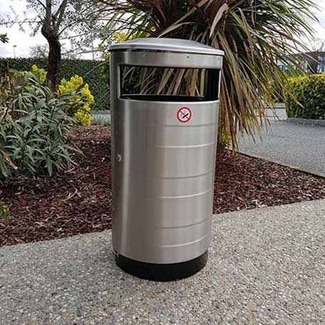 Corbeille inox 80L Australia Relief