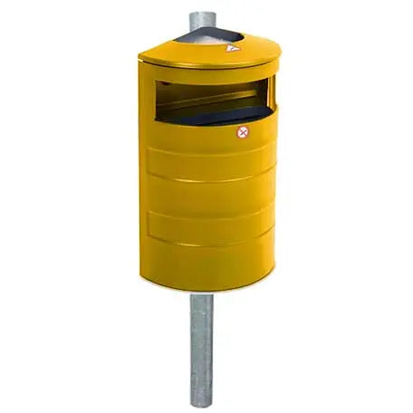 Corbeille acier murale 40L Australia Relief