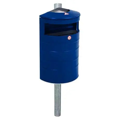 Corbeille acier murale 40L Australia Relief