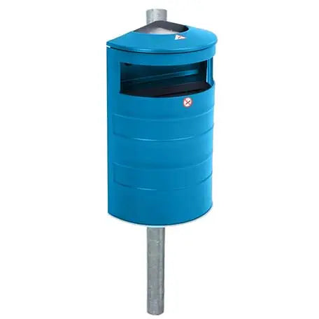 Corbeille acier murale 40L Australia Relief