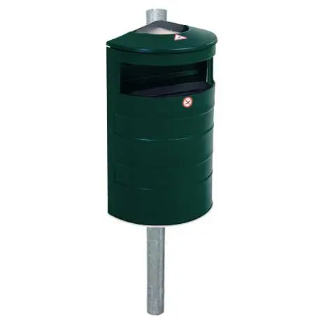 Corbeille acier murale 40L Australia Relief