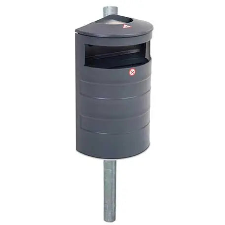 Corbeille acier murale 40L Australia Relief