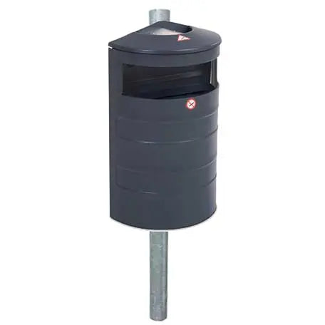 Corbeille acier murale 40L Australia Relief