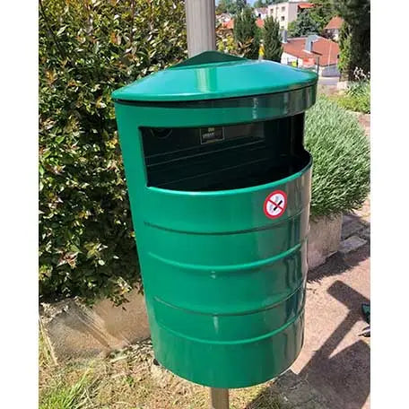 Corbeille acier murale 40L Australia Relief