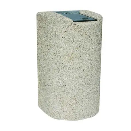 Poubelle béton à trappe 110L AB112