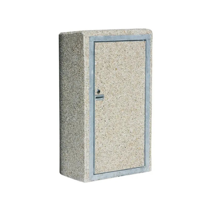 Poubelle béton à trappe 110L AB112