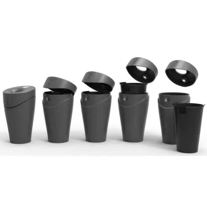 Corbeille de propreté plastique Alvium 120 litres - France Collectivités