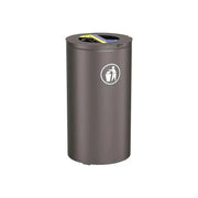 Corbeille de tri sélectif Olbia 2 x 60 L