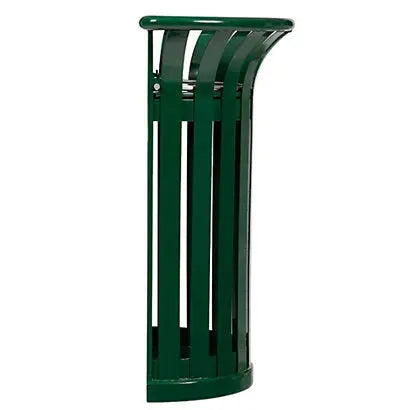 Corbeille tulipe demi ronde acier 35 litres france collectivités