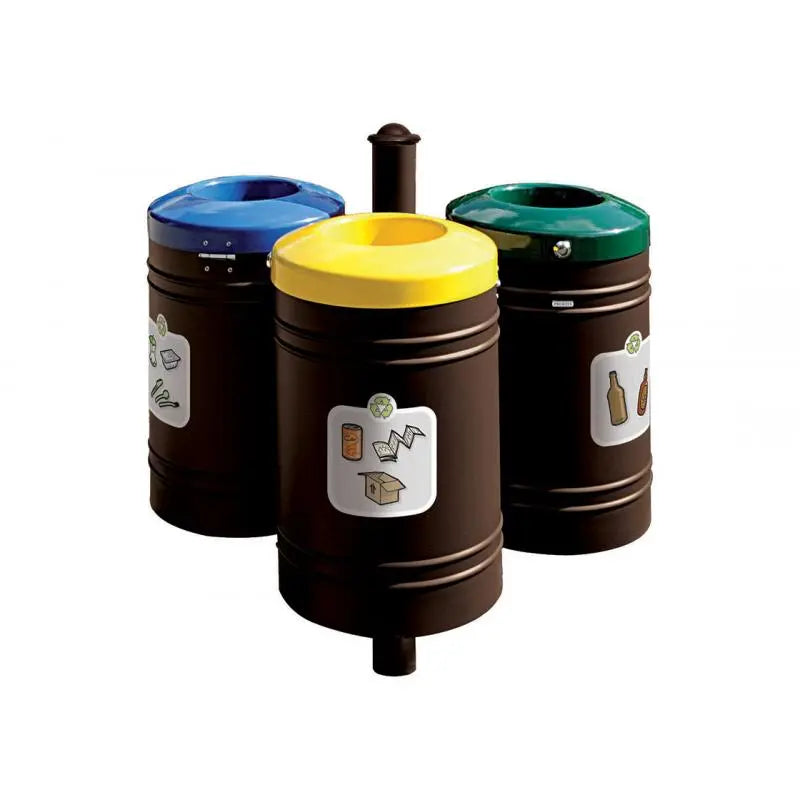 Corbeille Guyenne pour tri sélectif 40 L