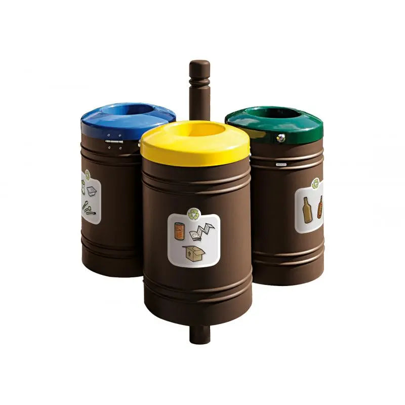 Corbeille Guyenne pour tri sélectif 40 L