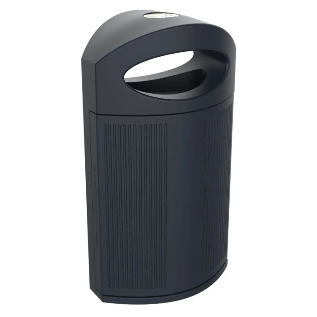 Corbeille plastique recyclé Ibiza 80 litres - France Collectivités