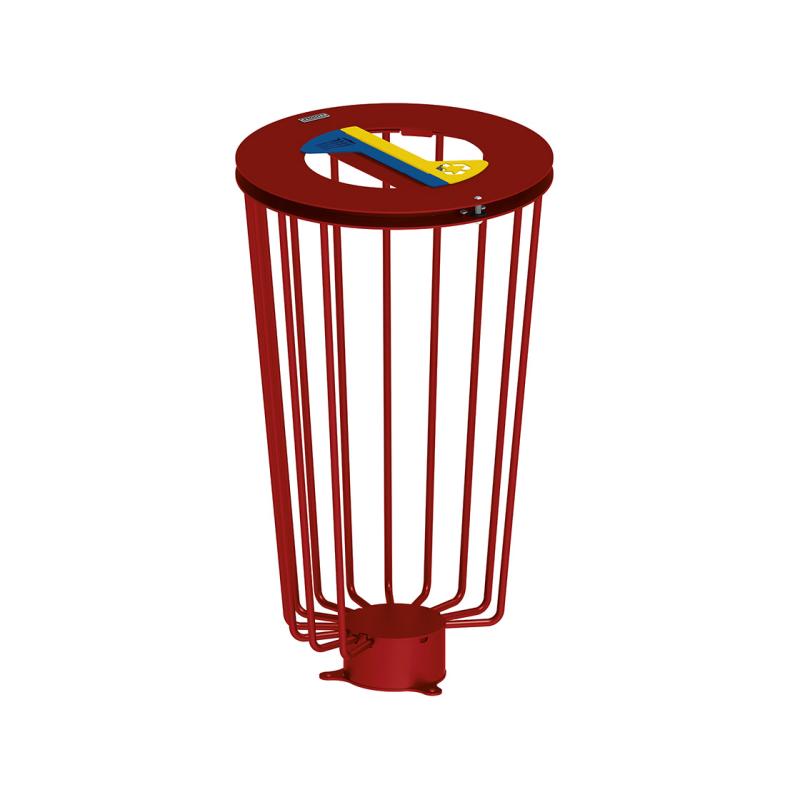 Corbeille Lofoten Vigipirate tri sélectif 2 flux
