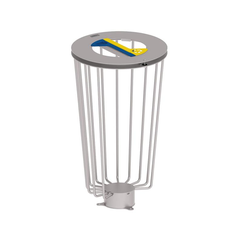 Corbeille Lofoten Vigipirate tri sélectif 2 flux