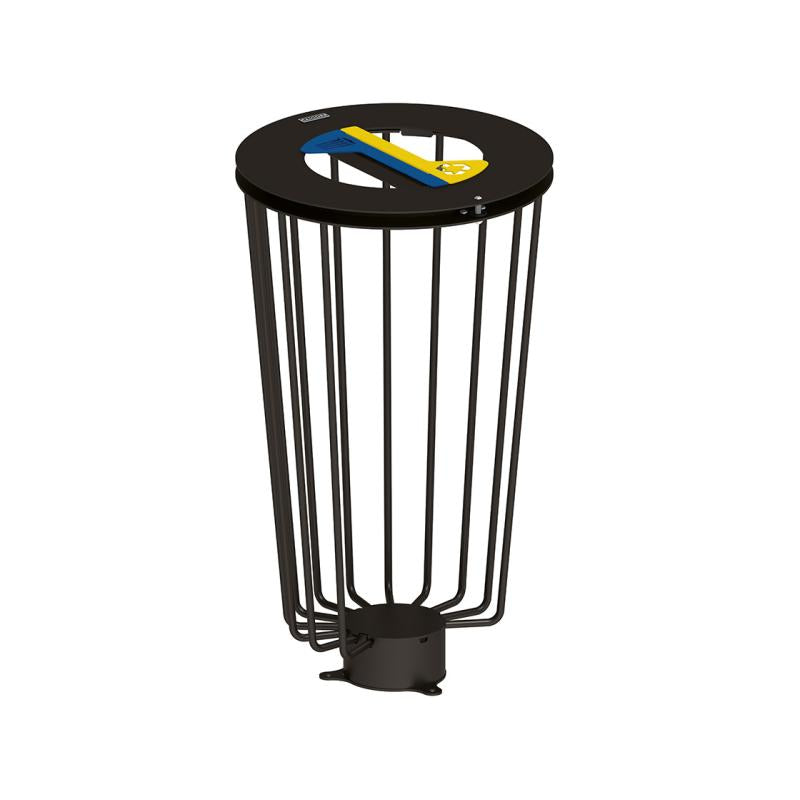 Corbeille Lofoten Vigipirate tri sélectif 2 flux