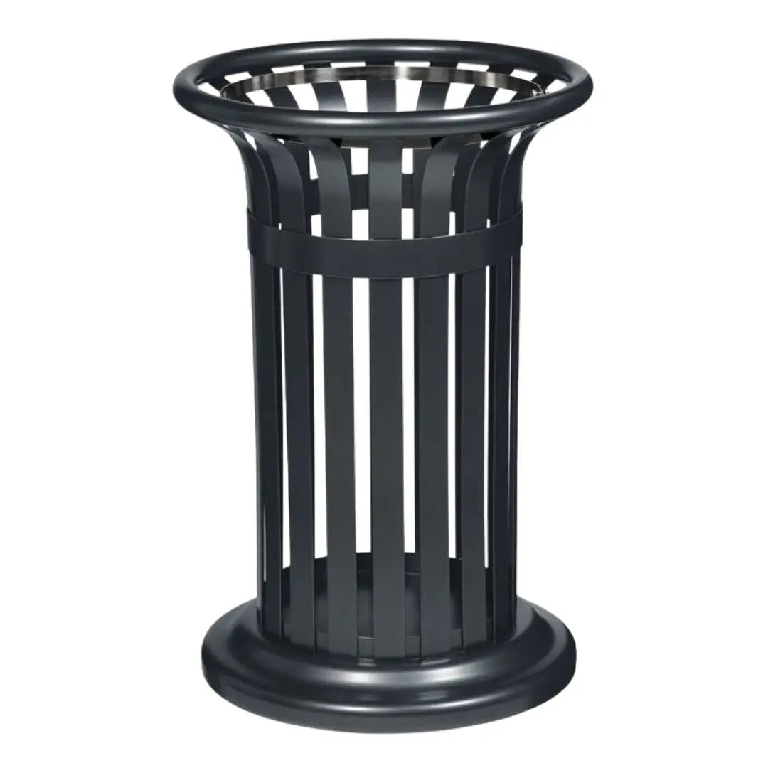 Corbeille Métal ronde 60 litres Tulipe - France Collectivités