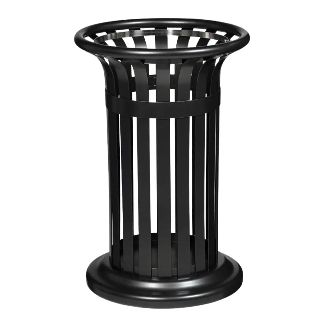 Corbeille Métal ronde 60 litres Tulipe - France Collectivités