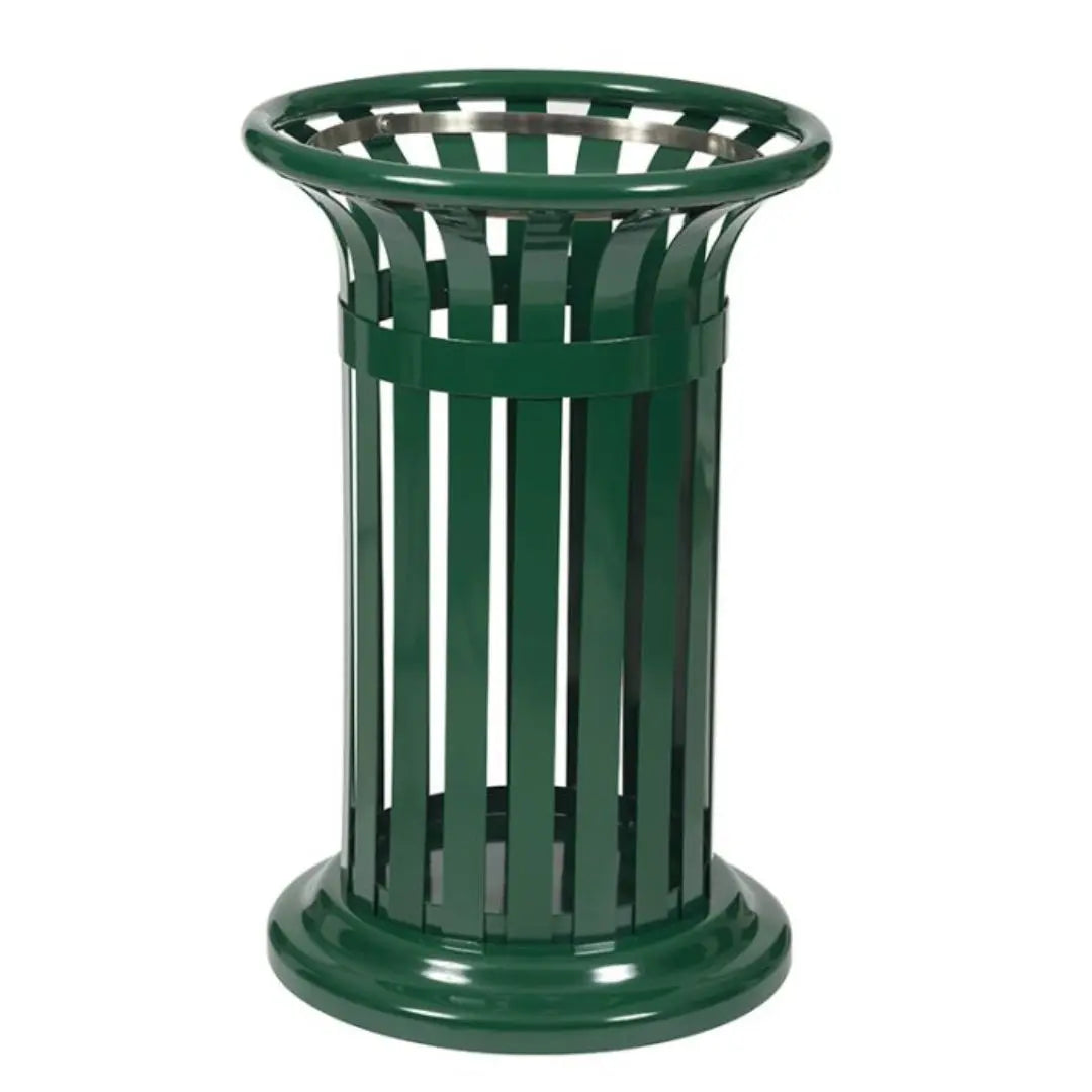 Corbeille Métal ronde 60 litres Tulipe - France Collectivités