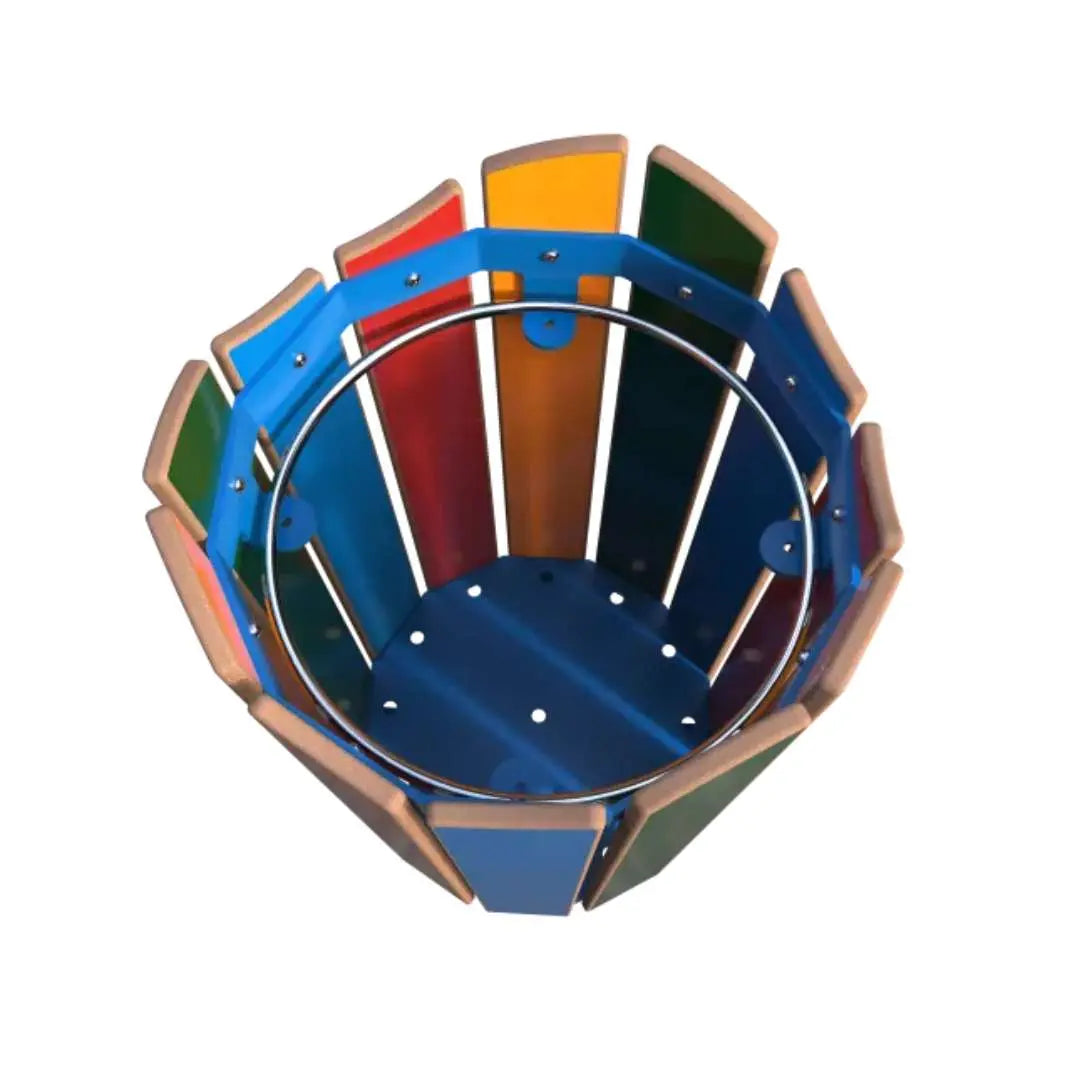 Corbeille en acier ronde 40L enfants - ODEO