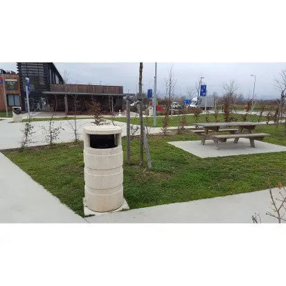 Corbeille béton 100L Pêle Mêle