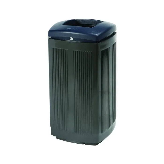 Promo corbeille Toscana 60 L en plastique recyclé - France Collectivités