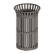 Corbeille Tulipe 75 ou 110 litres, Gris city, Avec seau, 75 L – France Collectivités