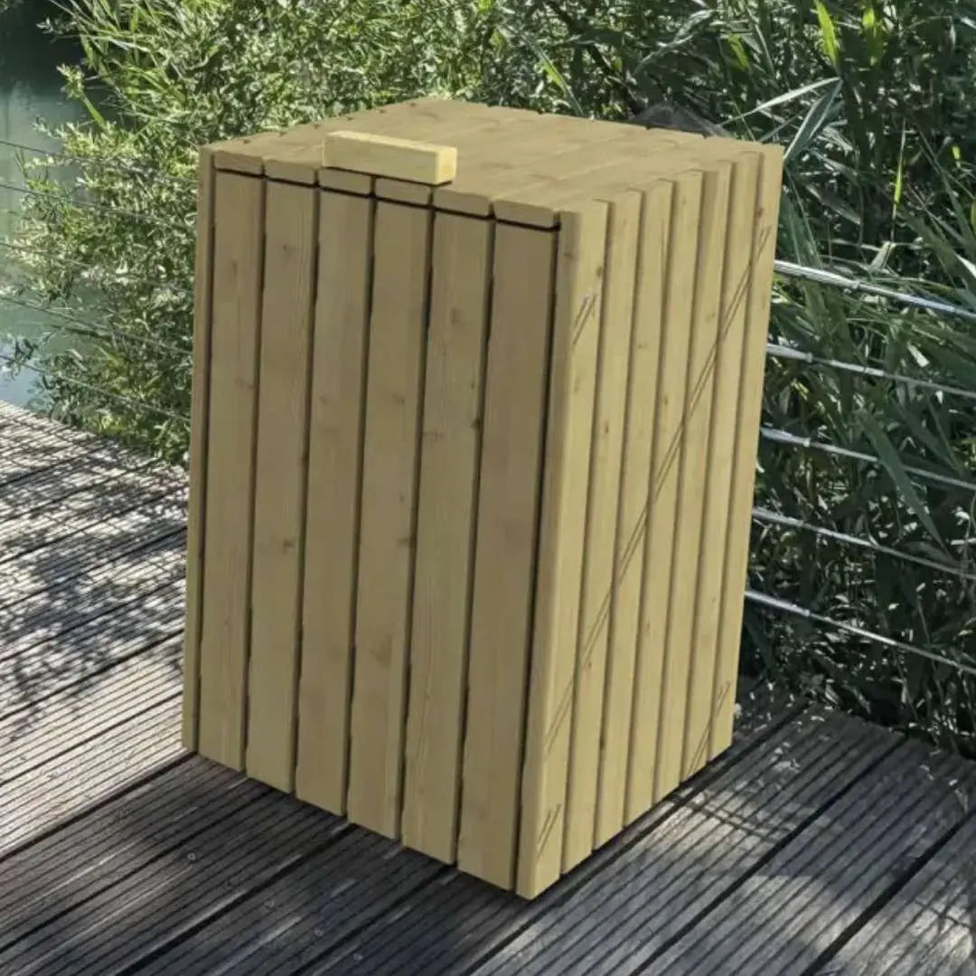 Corbeille en bois 160 litres Turin