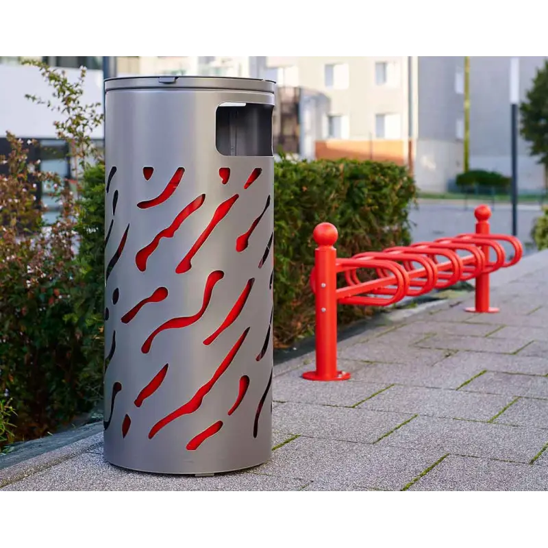 Corbeille Venise acier 80L Procity