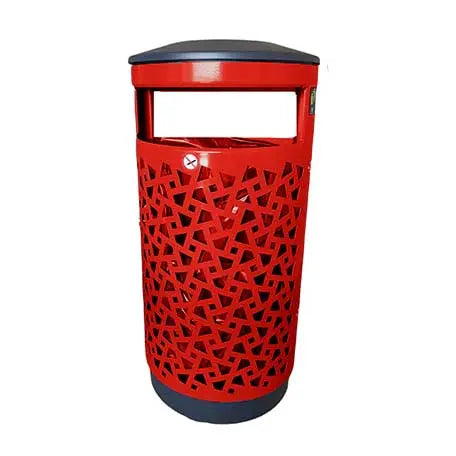 Corbeille acier 80L Wellington tri sélectif 1 flux